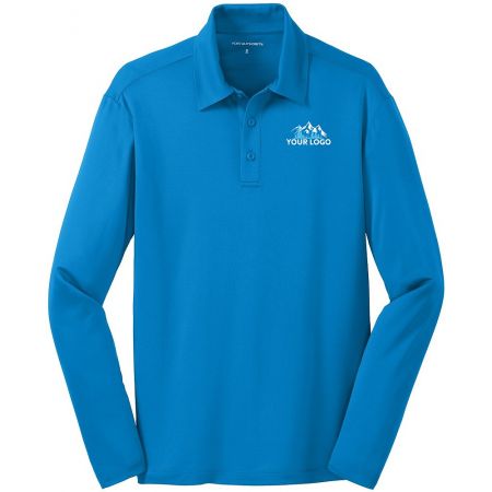 20-K540LS, X-Small, Brilliant Blue, Right Sleeve, None, Left Chest, Your Logo.